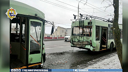 Два троллейбуса столкнулись в Минске, есть пострадавшие