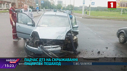 Во время ДТП на перекрестке Скрипникова - Сухаревской пострадал пешеход